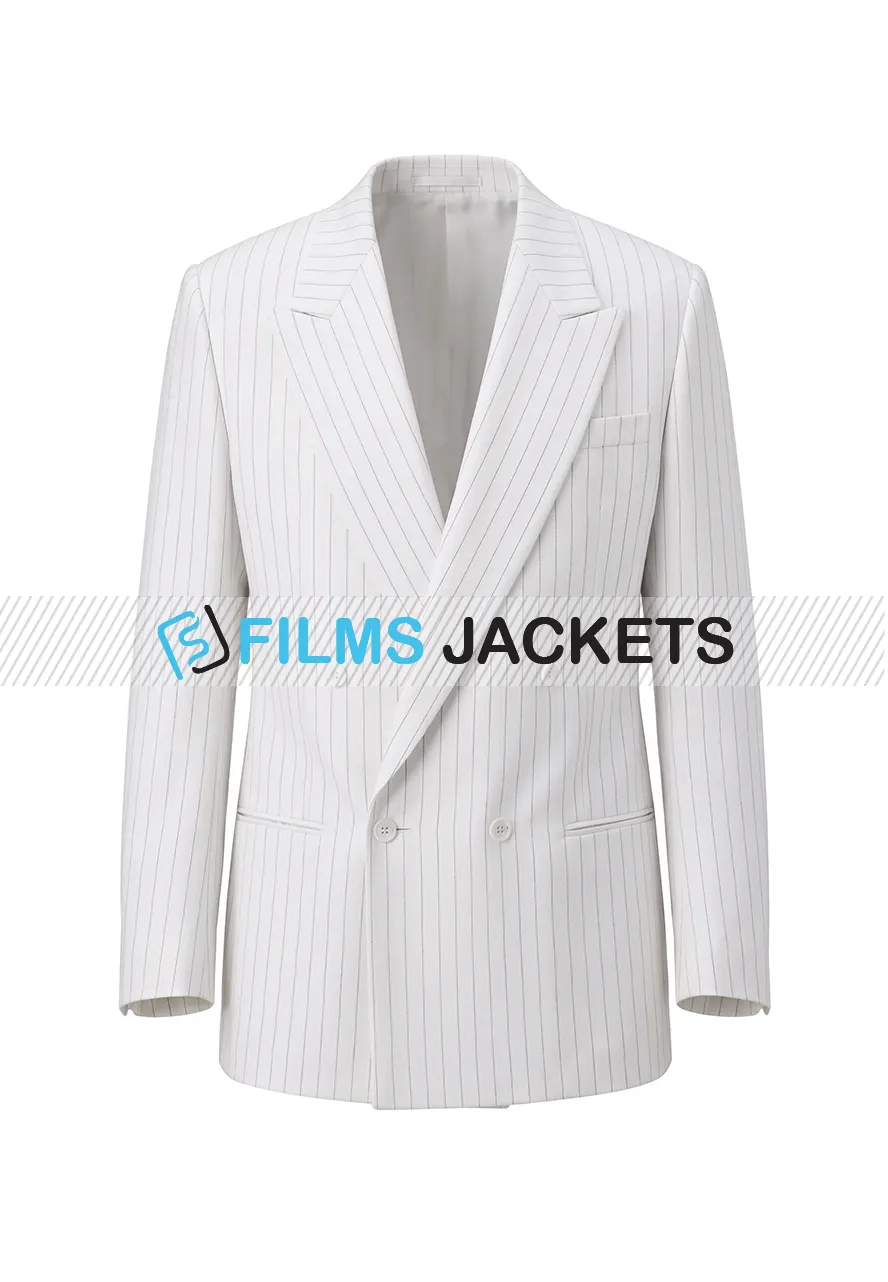 Men Pinstripe Double Breasted Blazer men pinstripe double breasted blazer