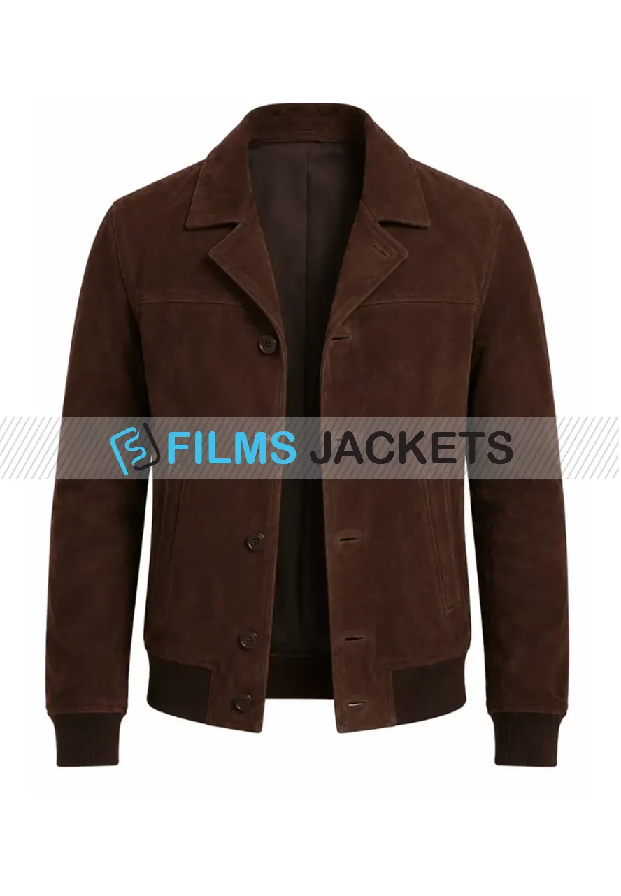Men Suede Leather Bomber Jacket men suede leather bomber jacket
