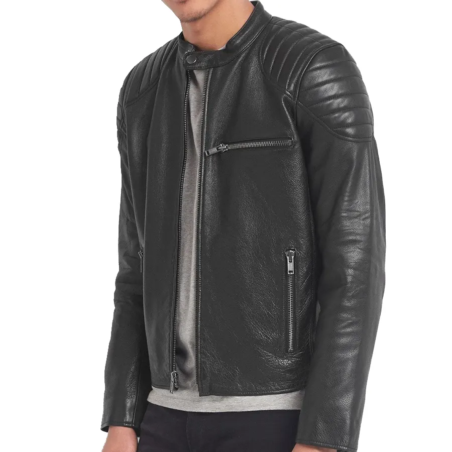 Quilted Shoulder Biker Jacket quilted-shoulder-biker-jacket