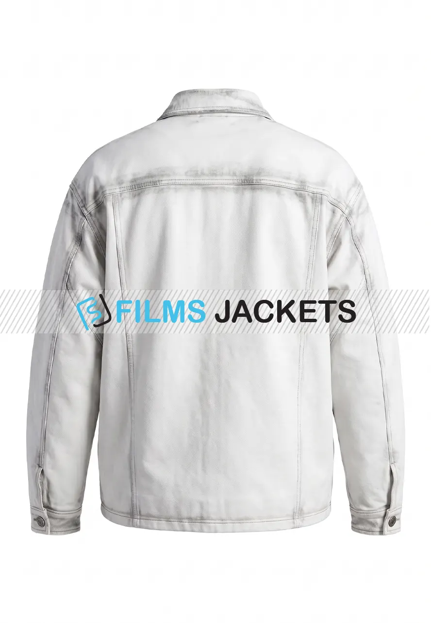 Men's Parada White Cotton Jacket mens white cotton jacket