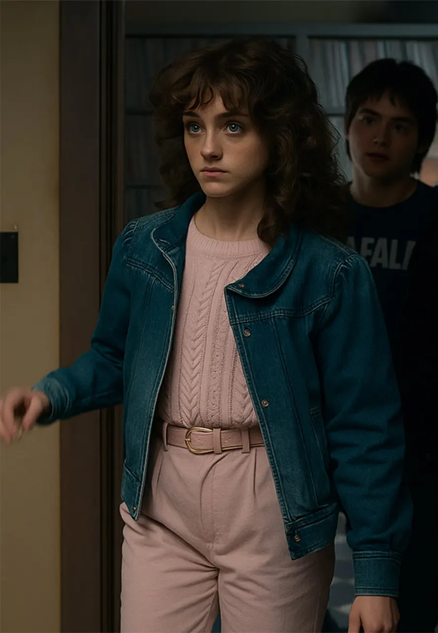 Stranger Things S05 Nancy Wheeler Denim Jacket nancy wheeler blue jacket