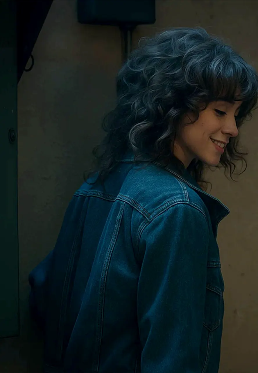 Stranger Things S05 Nancy Wheeler Denim Jacket natalia dyer denim jacket