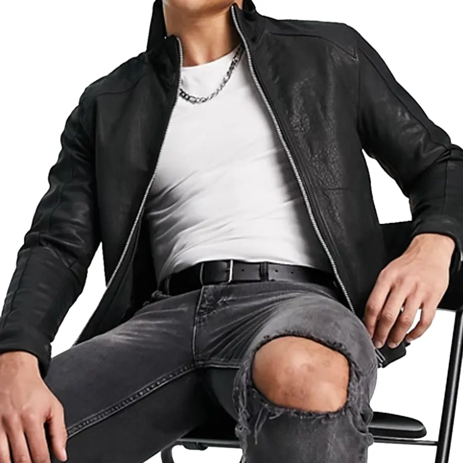 Casual Black Leather Jacket casual-black-leather-jacket