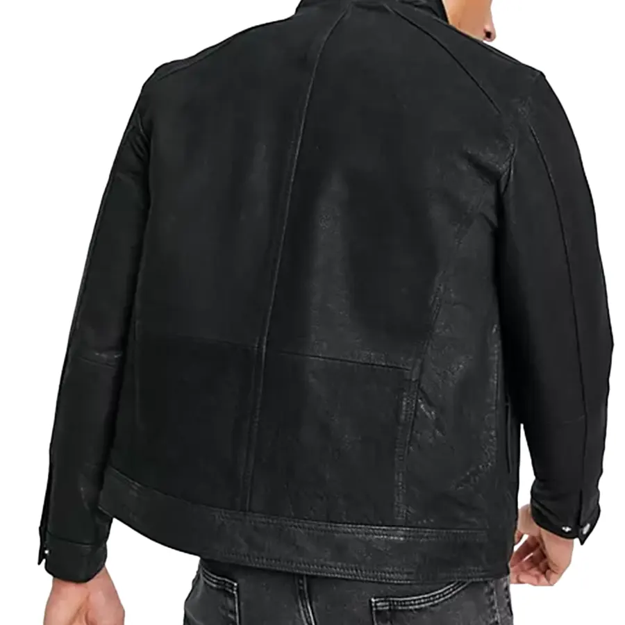 Casual Black Leather Jacket casual-black-leather-jacket