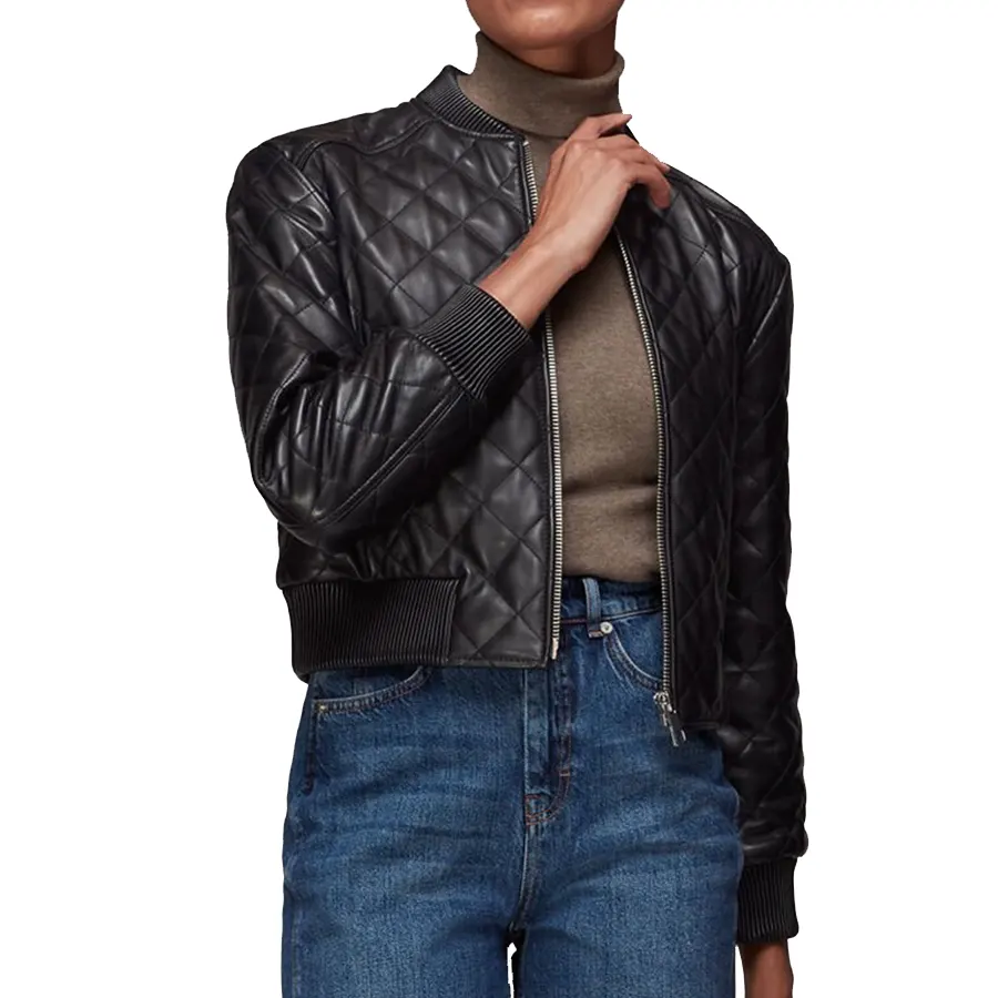 Women Quilted Bomber Leather Jacket women-quilted-bomber-leather-jacket