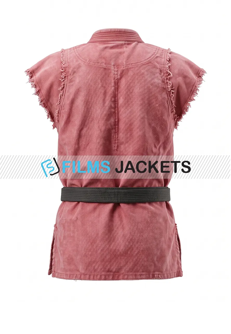 Men Sleeveless Red Karate Gi red gi karate
