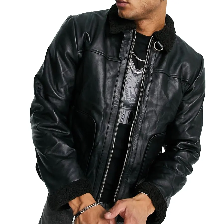 Reversible Aviator Black Jacket reversible-aviator-black-jacket