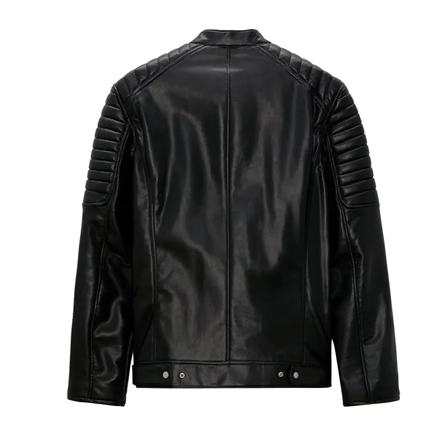 Shoulder Lining Black Biker Jacket shoulder-lining-black-biker-jacket