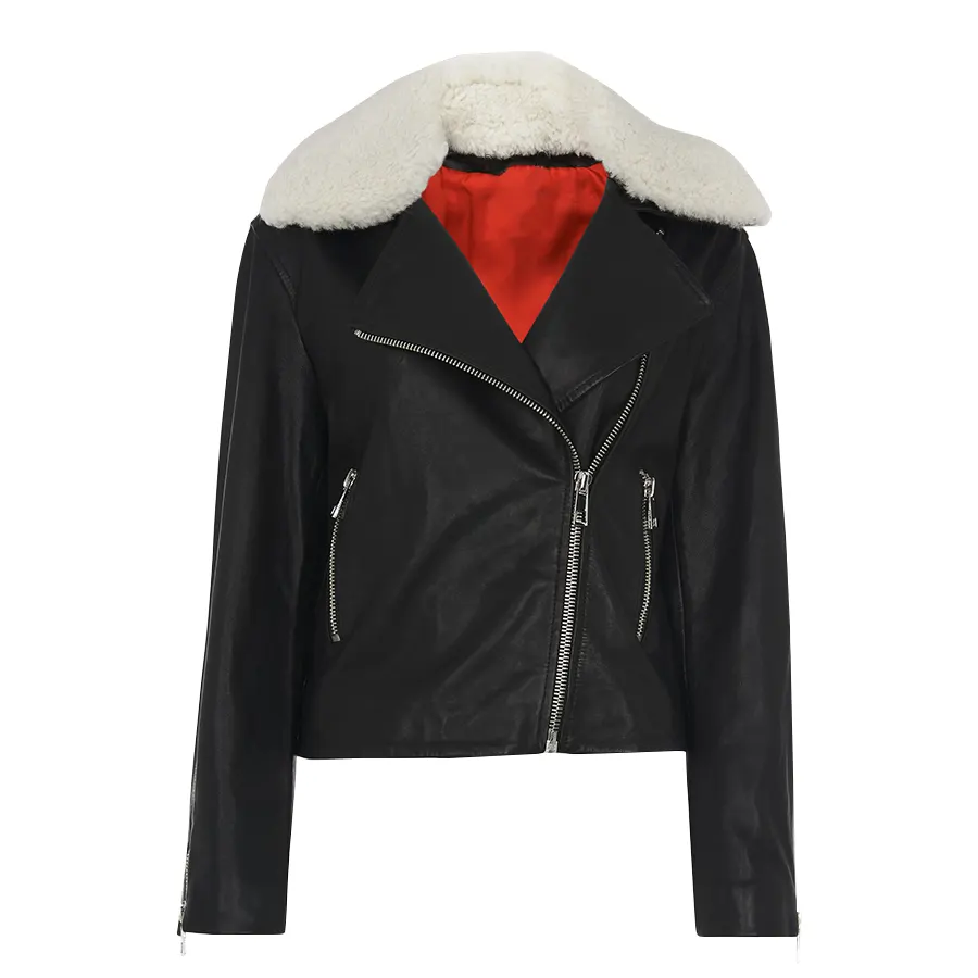 Signature Fur Collar Leather Jacket signature-fur-collar-leather-jacket