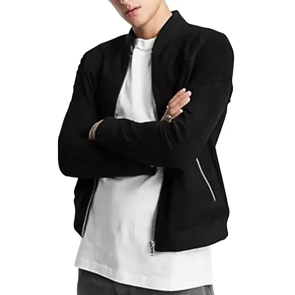 black-suede-bomber-jacket