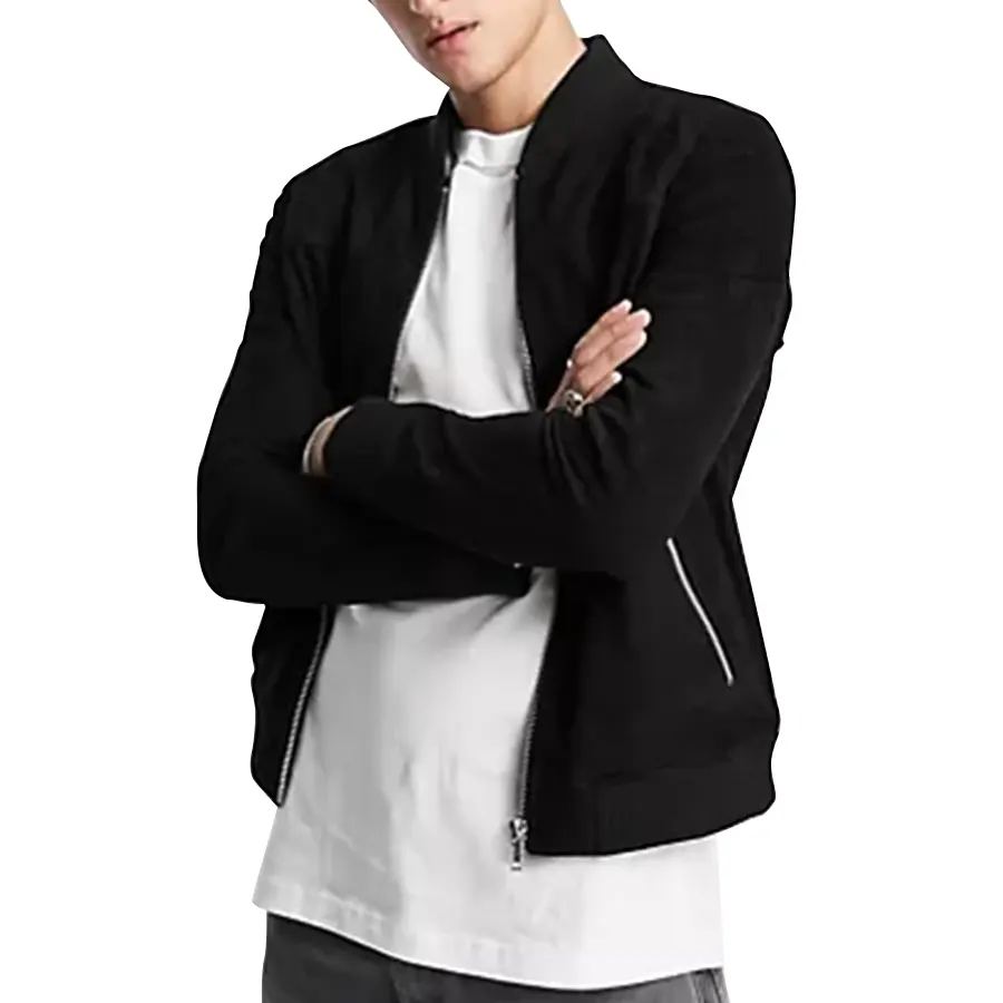 Black Suede Bomber Jacket black-suede-bomber-jacket