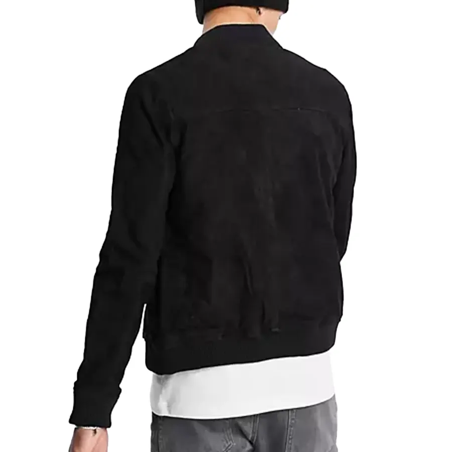 Black Suede Bomber Jacket black-suede-bomber-jacket