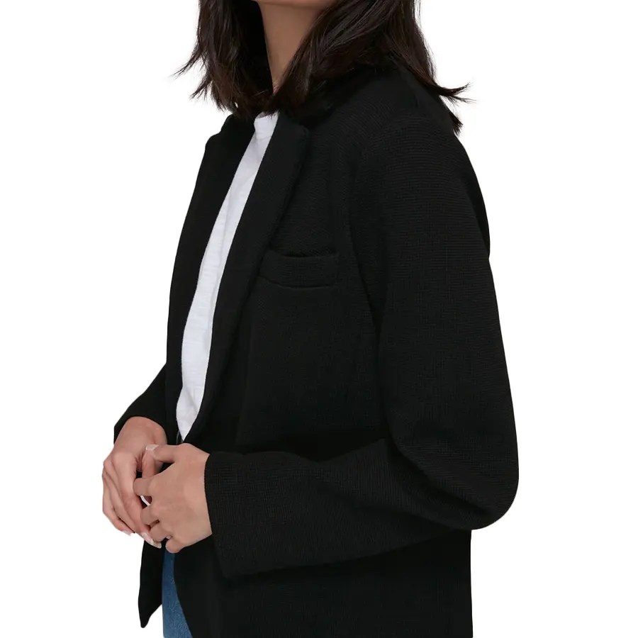 Women Single Breasted Black Blazer women-single-breasted-black-blazer