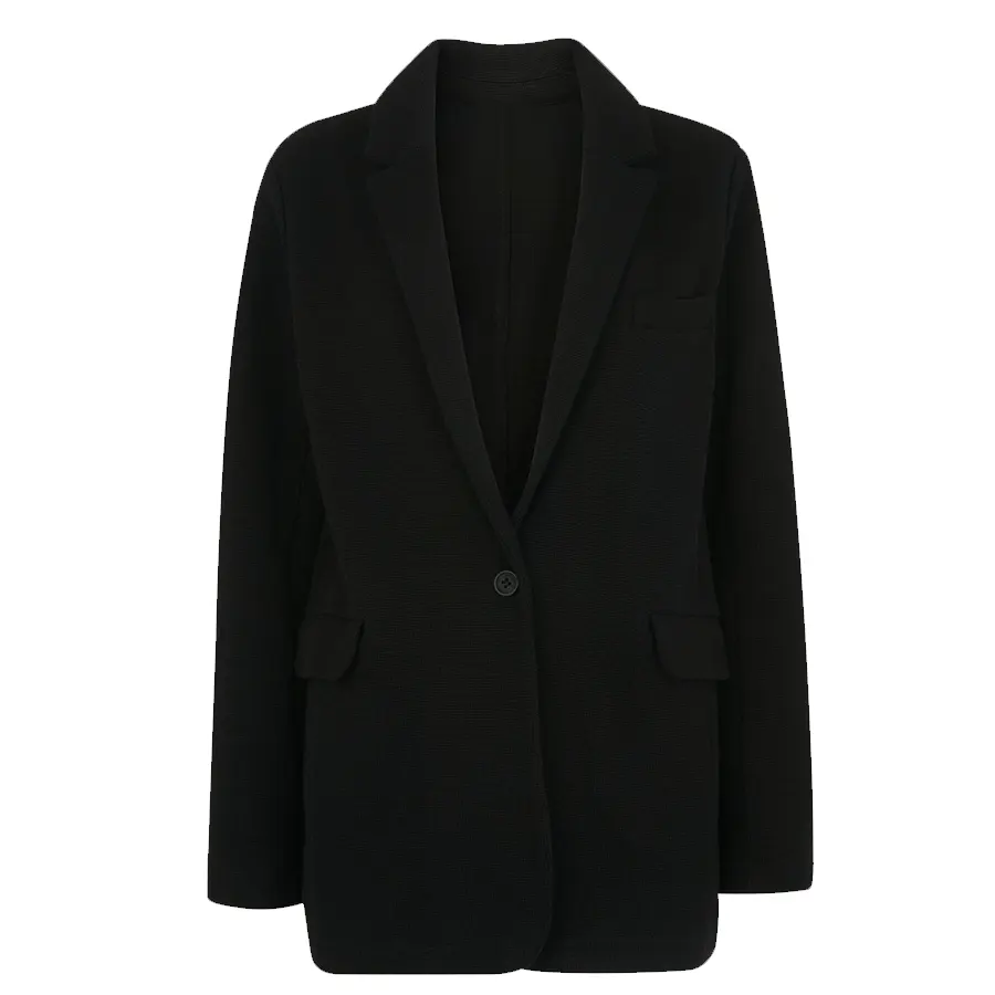 Women Single Breasted Black Blazer women-single-breasted-black-blazer