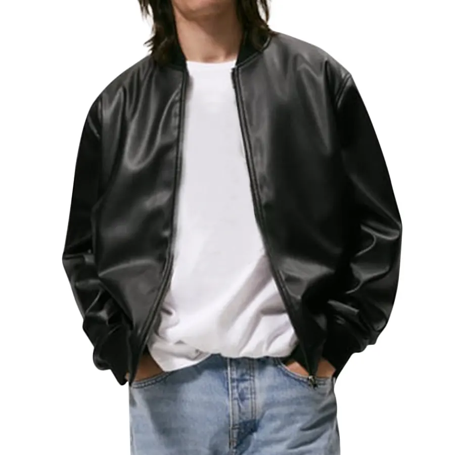 Classic Black Bomber Jacket classic-black-bomber-jacket
