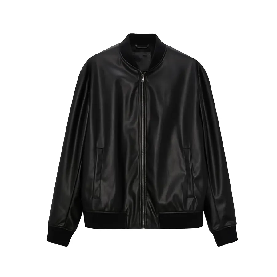 Classic Black Bomber Jacket classic-black-bomber-jacket