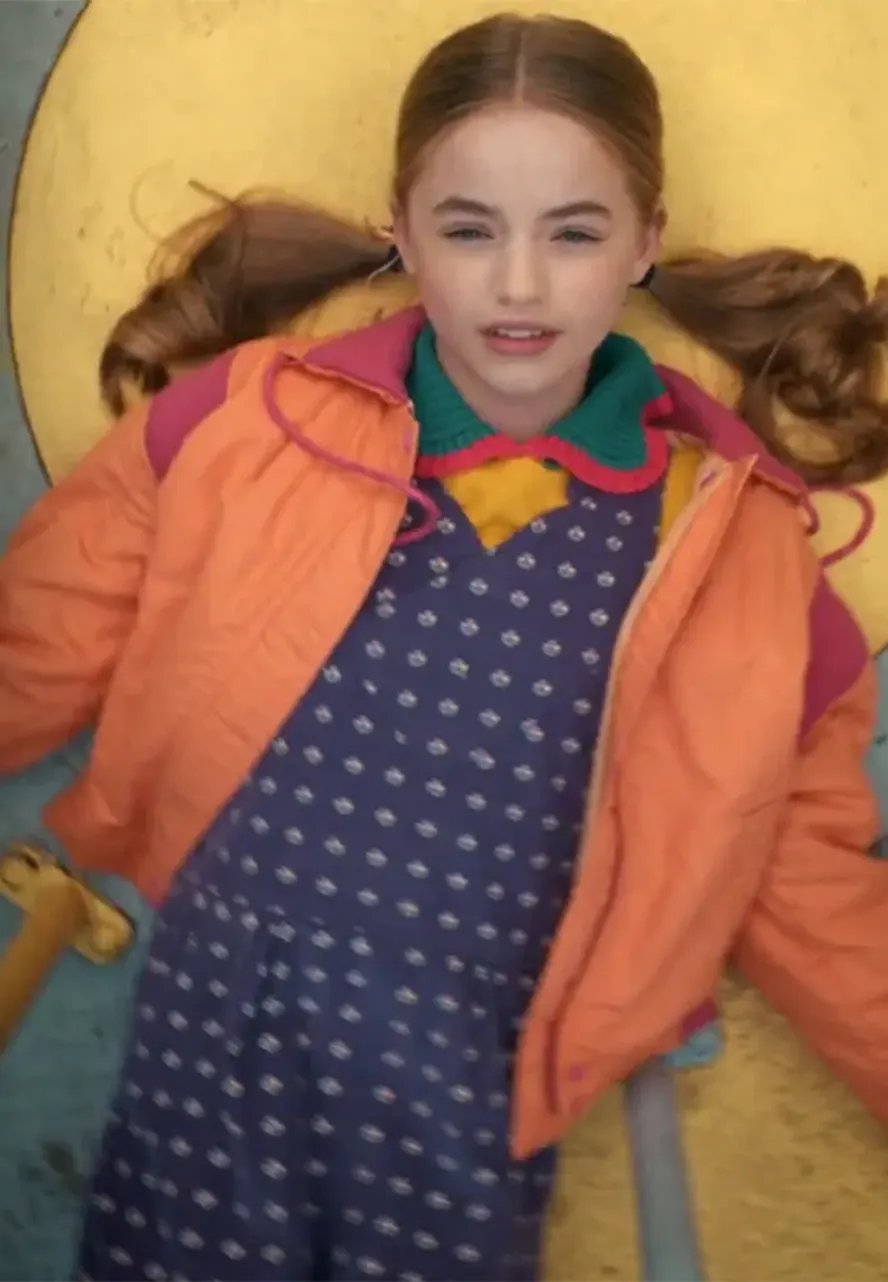 Stranger Things S05 Holly Wheeler Orange Jacket tinsley price jacket