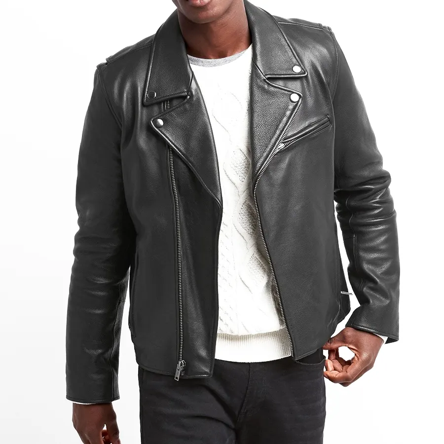 Gap Black Leather Biker Jacket gap-black-leather-biker-jacket
