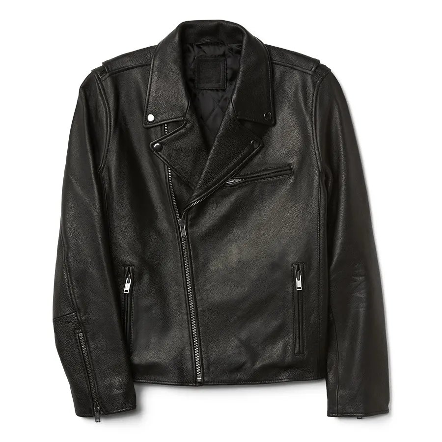 Gap Black Leather Biker Jacket gap-black-leather-biker-jacket