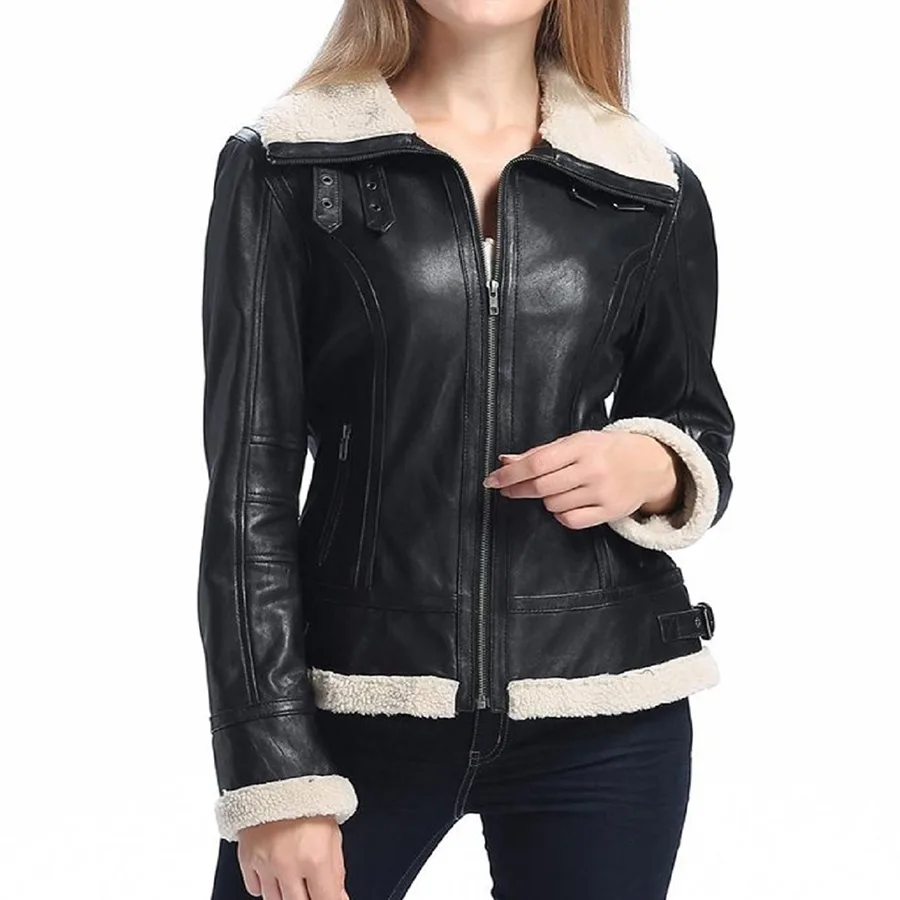 Women Sheepskin Shearling Bomber Jacket women-sheepskin-shearling-bomber-jacket