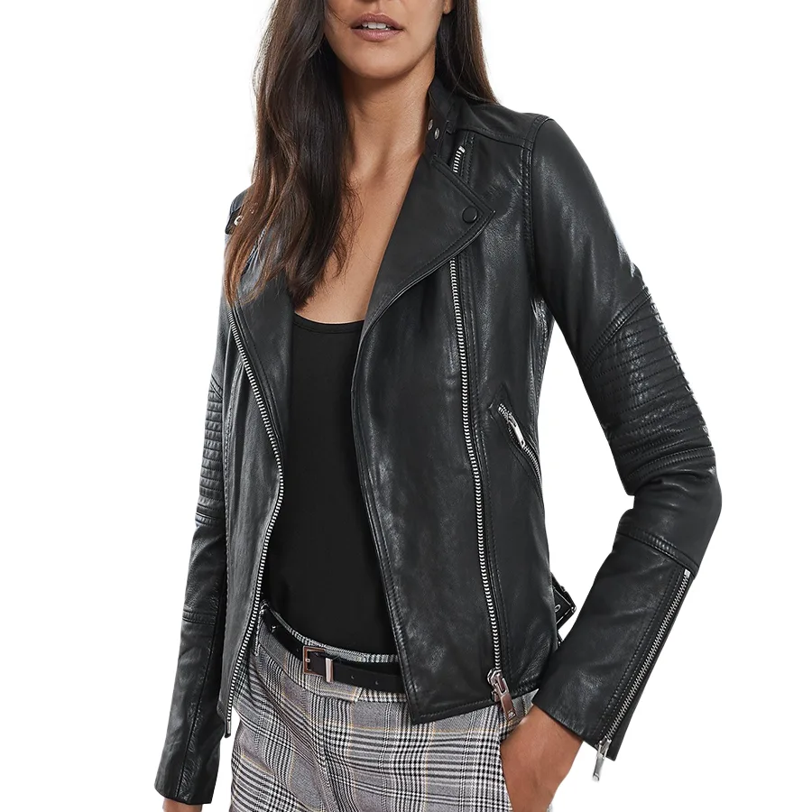 Flashback Black Leather Biker Jacket flashback-black-leather-biker-jacket