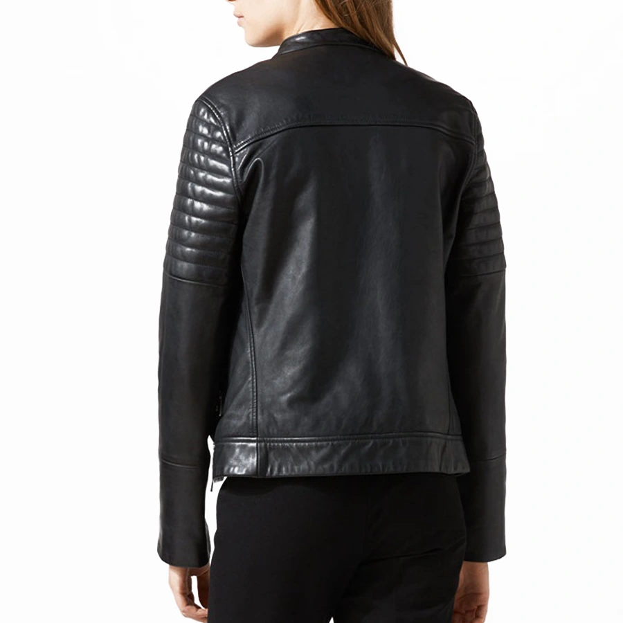 Vintage Quilted Shoulder Leather Jacket vintage-quilted-shoulder-leather-jacket