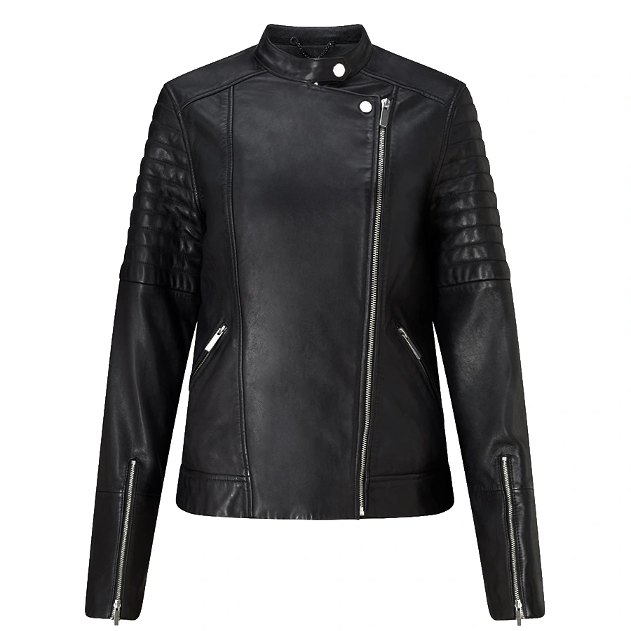 Vintage Quilted Shoulder Leather Jacket vintage-quilted-shoulder-leather-jacket