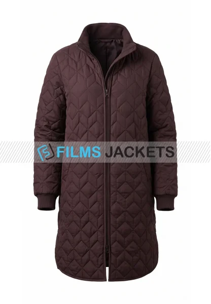 women long quilted coat