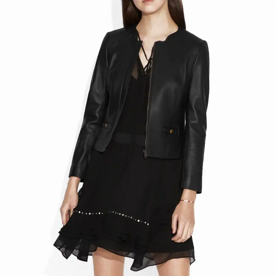 Erica Collarless Leather Jacket erica-collarless-leather-jacket