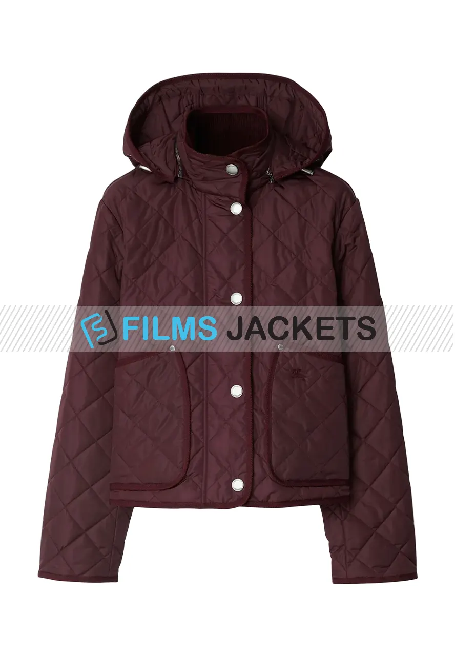 Women Purple Quilted Jacket women purple quilted jacket
