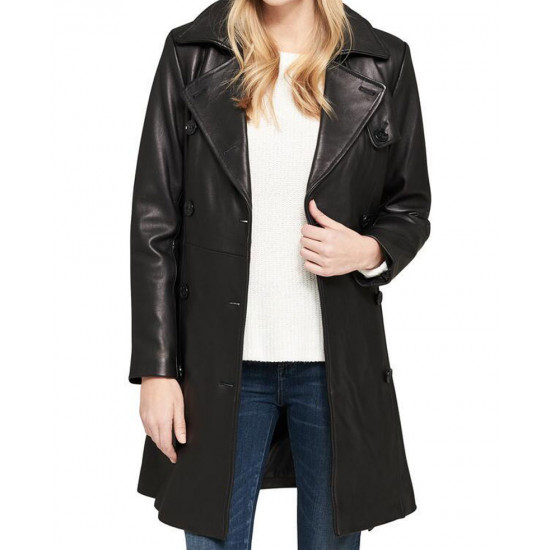 Sandy Double Breasted Belted Coat sandy-double-breasted-belted-coat