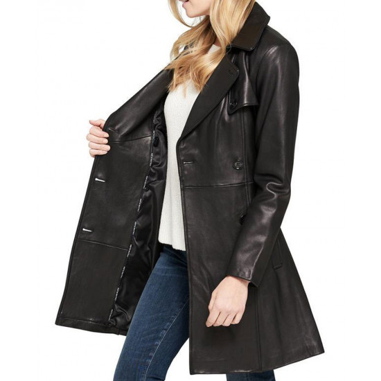 Sandy Double Breasted Belted Coat sandy-double-breasted-belted-coat