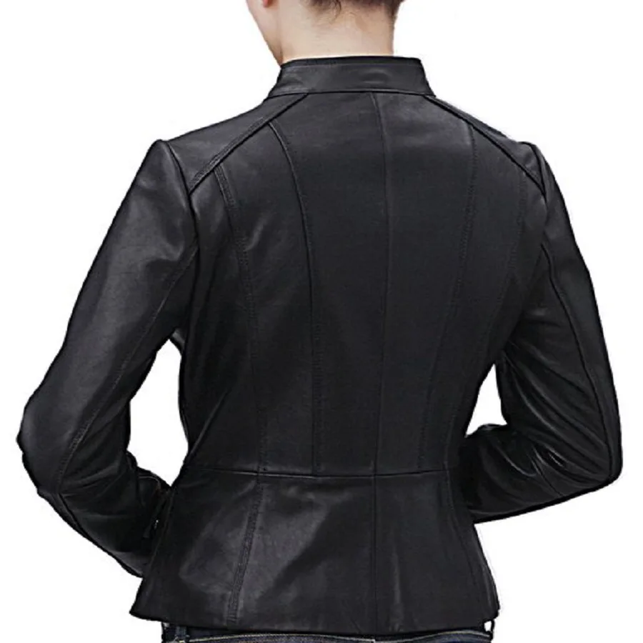 Women Jet Black Biker Jacket women-jet-black-biker-jacket