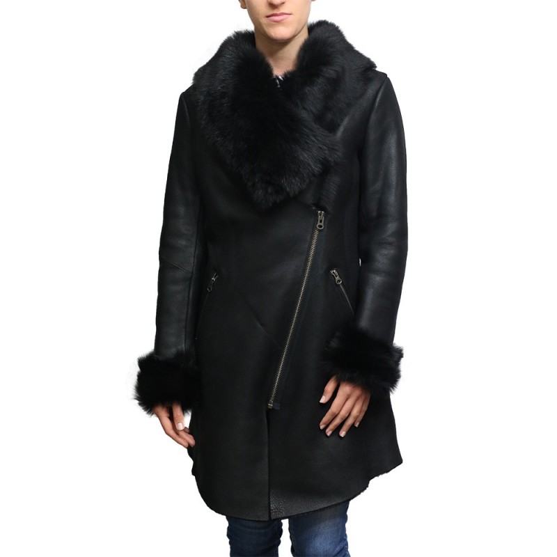 Alexis Shearling Black Leather Coat alexis-shearling-black-leather-coat