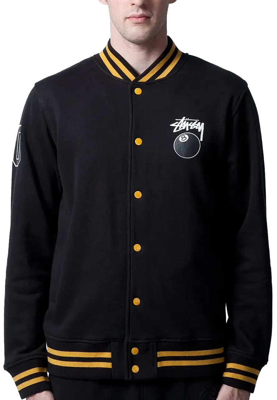 8 Ball Stussy Black Friday Jacket
