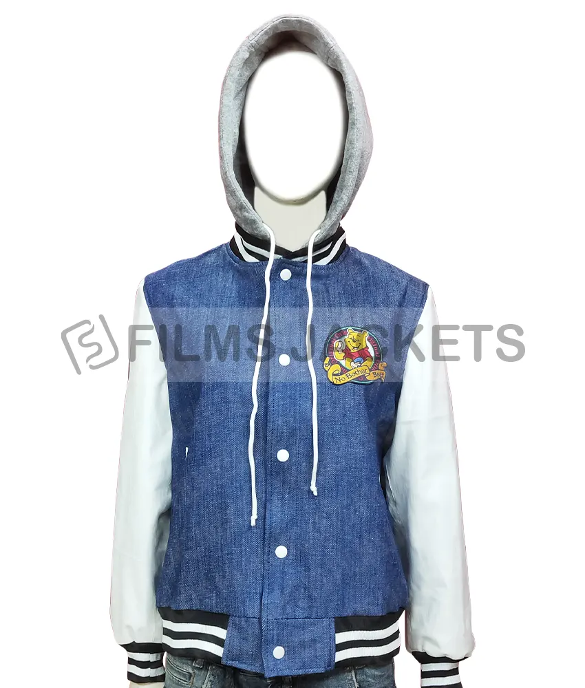 90s Xxxtentacion Winnie The Pooh Varsity Jacket