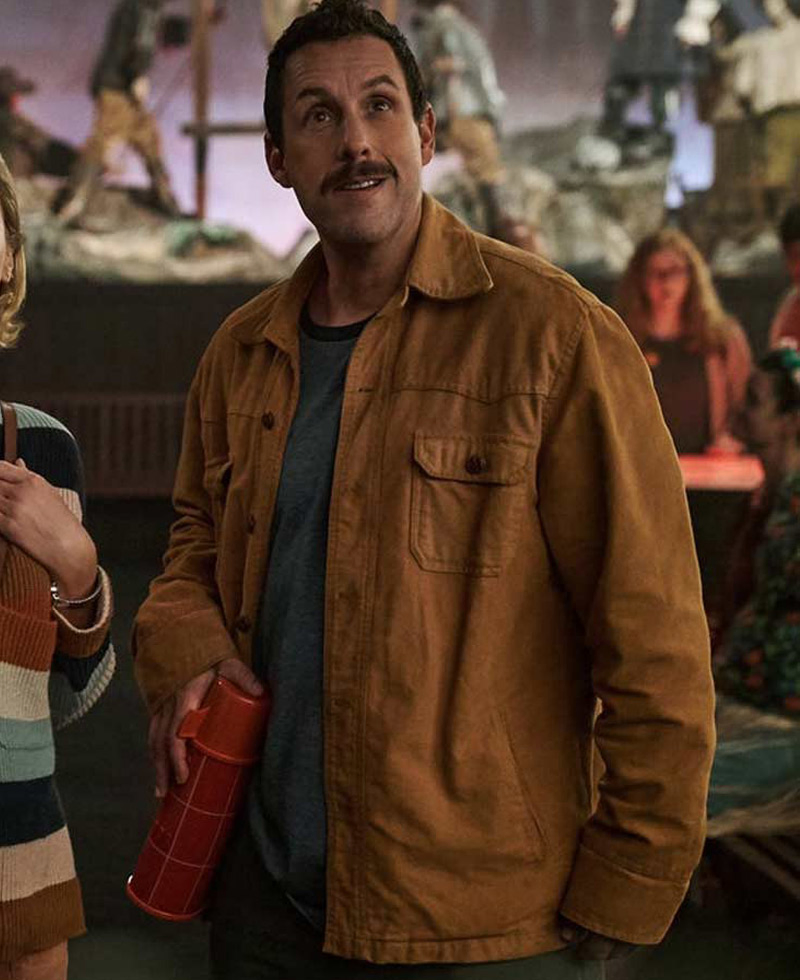 Hubie Halloween Adam Sandler Brown Jacket