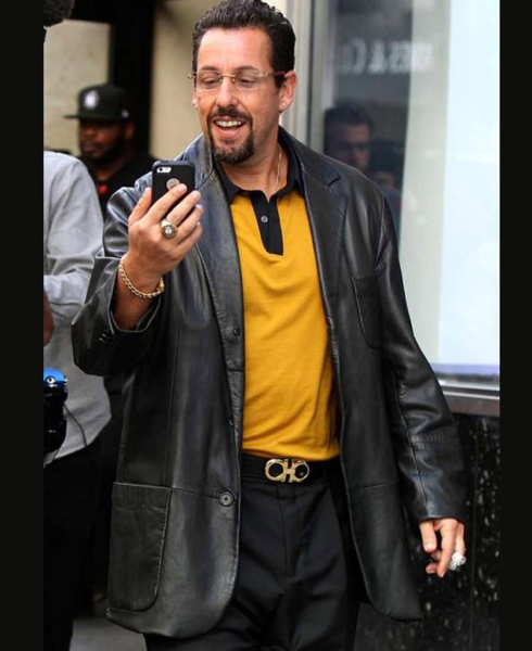 Adam Sandler Uncut Gems Leather Jacket