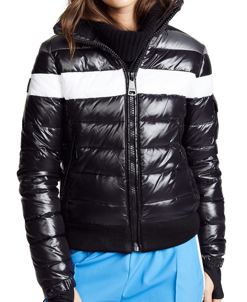 Amanda Zhou Spinning Out Black Puffer Jacket