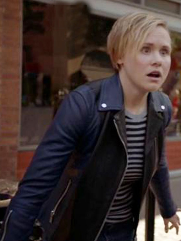 Alison Pill American Horror Story Biker Leather Jacket