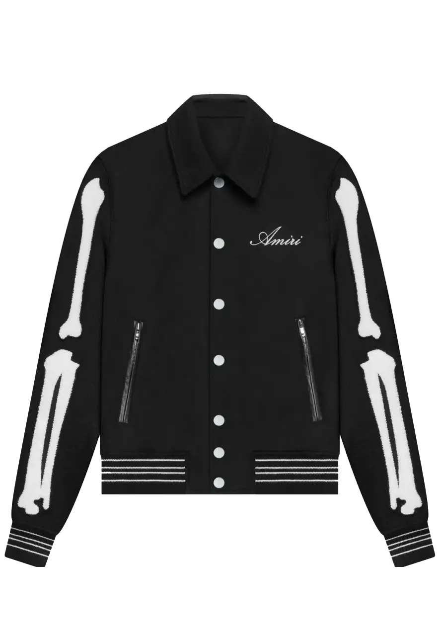 Amiri Bones Letterman Jacket