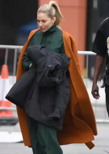 Anatomy of a Scandal Sophie Whitehouse Orange Coat