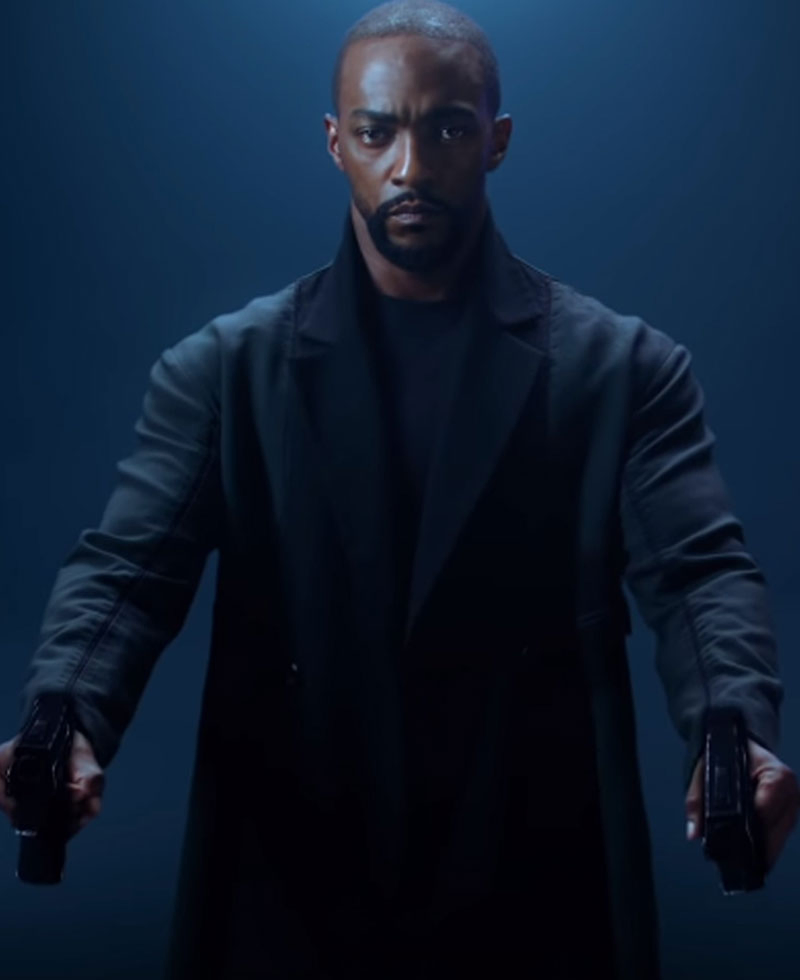 Anthony Mackie Altered Carbon Coat
