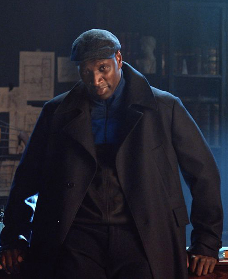 Omar Sy Arsene Lupin Trench Coat