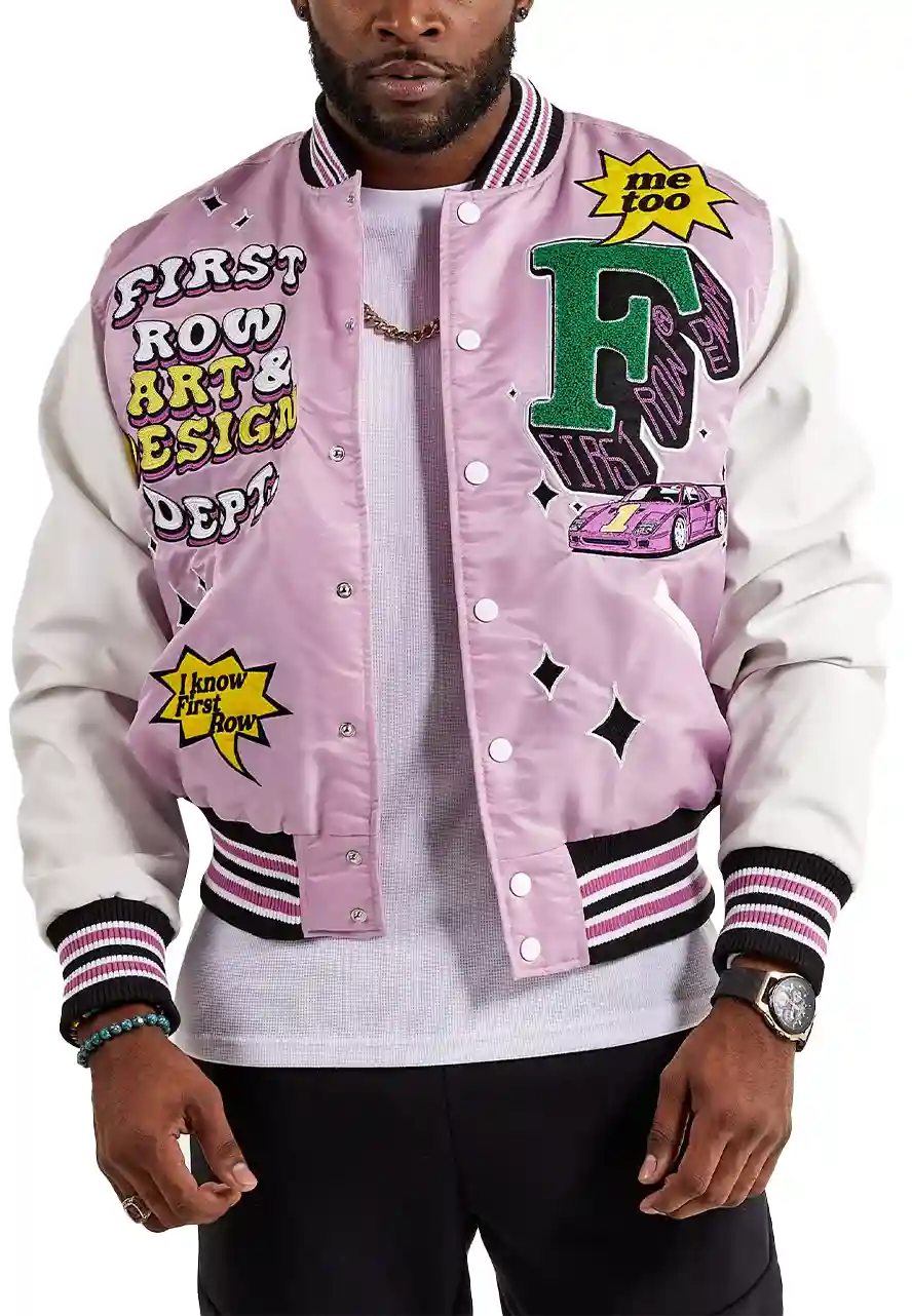 Art & Design Dept Lavender Varsity Jacket