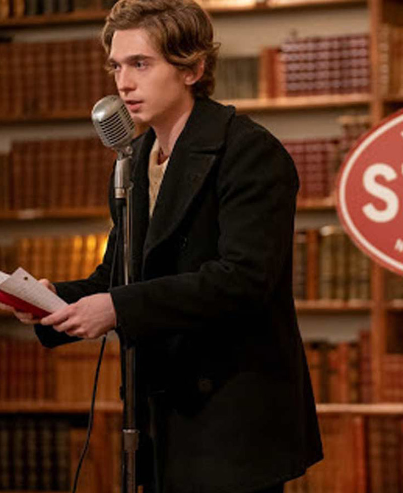 Austin Abrams Dash & Lily Wool Coat