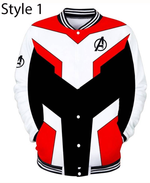Avengers Endgame Quantum Realm Letterman Jacket