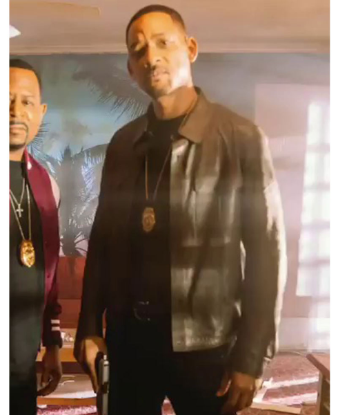 Bad Boys For Life Will Smith Black Leather Jacket