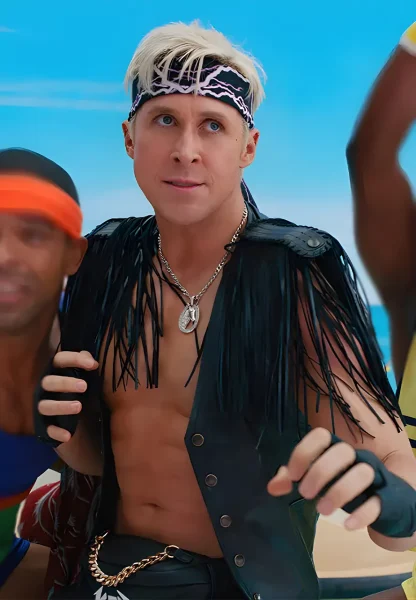 Barbie Ryan Gosling Fringe Vest