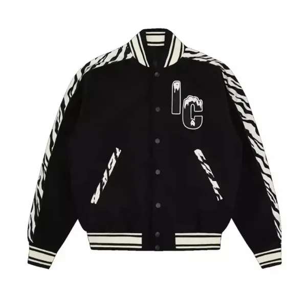 BBC Ice cream Varsity Black Jacket